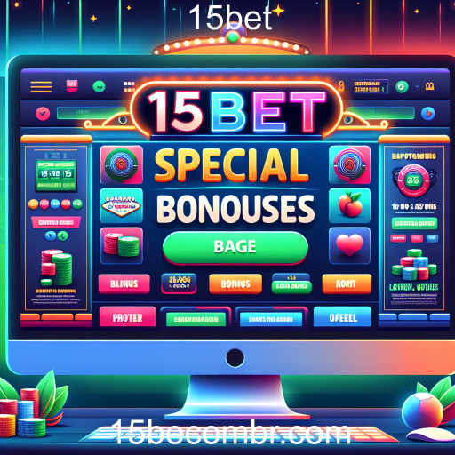 Maximize suas apostas com os Bônus Especiais da 15bet